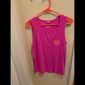 VS pink oversized tank